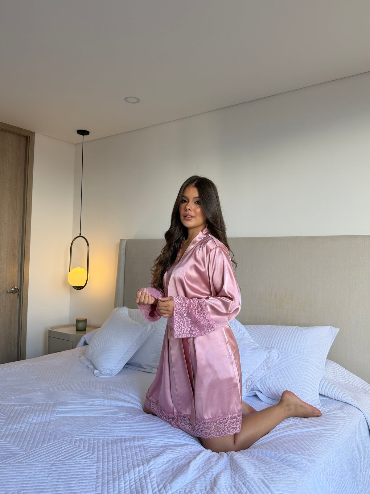 BATA SATINADA ROSA