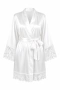 BATA SATINADA BLANCA