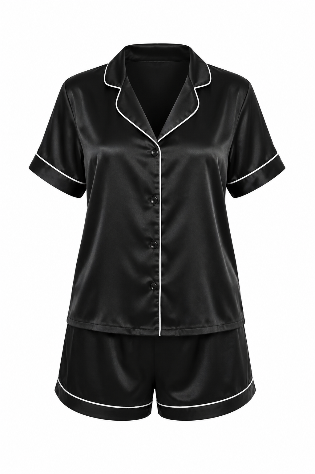 PIJAMA SHORT LORENA NEGRA